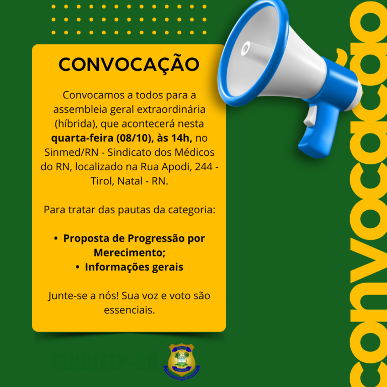 CONVOCAÇÃO: Assembleia Geral Extraordinária